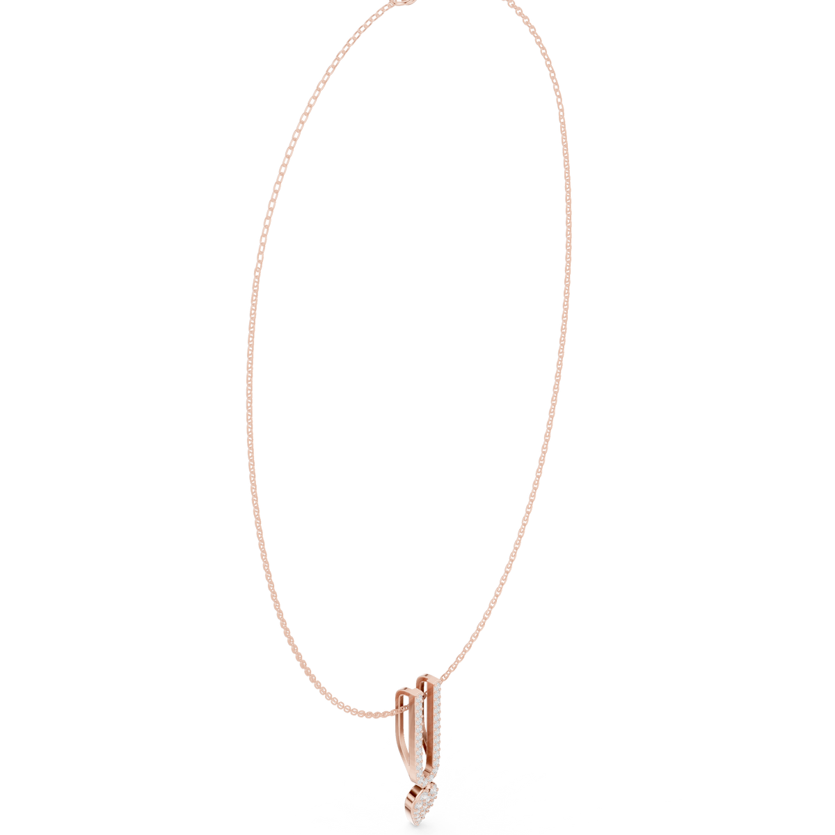 Opal VVS Lab Grown Diamond Necklace