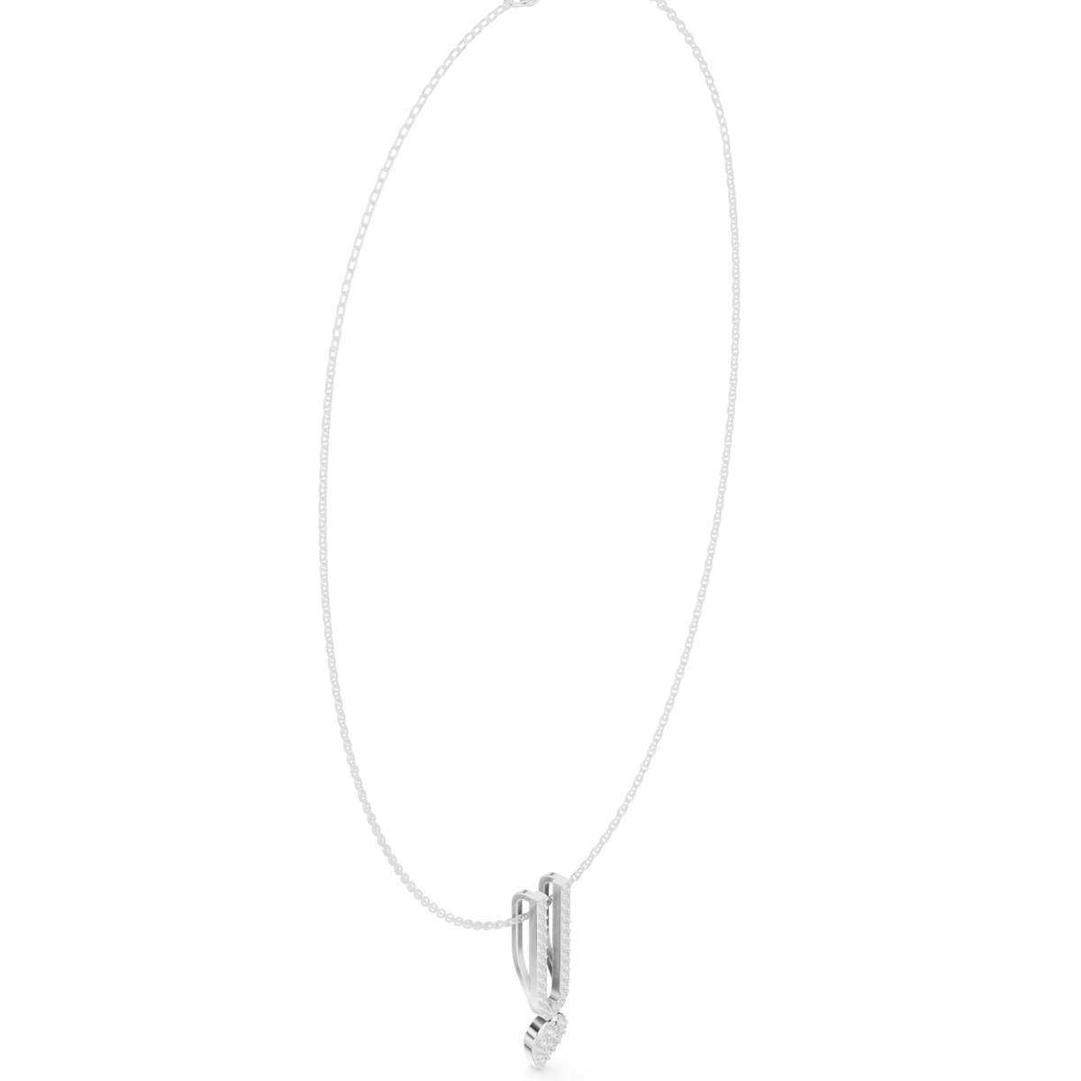 Opal VVS Lab Grown Diamond Necklace