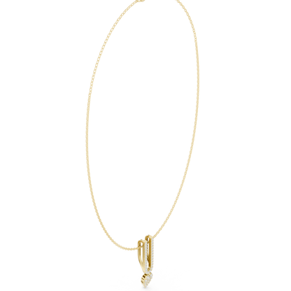 Opal VVS Lab Grown Diamond Necklace