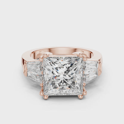 Pearl VVS Lab Grown Diamond Ring