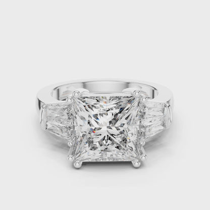 Pearl VVS Lab Grown Diamond Ring