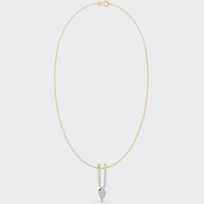 Opal VVS Lab Grown Diamond Necklace