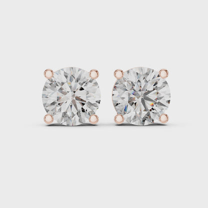 VVS Diamond Stud Earrings – The Élan