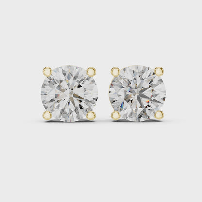 VVS Diamond Stud Earrings – The Élan