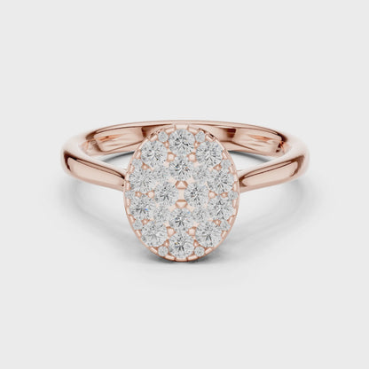 Camellia VVS Lab-Grown Diamond Ring