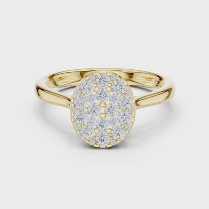 Camellia VVS Lab-Grown Diamond Ring
