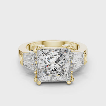 Pearl VVS Lab Grown Diamond Ring